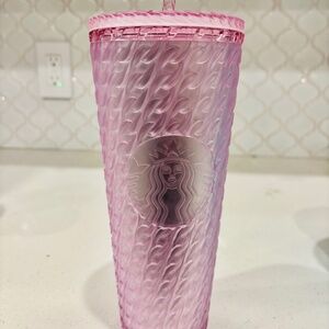 Starbucks Pink Chain-Link 24oz Tumbler
